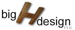 big H design, inc logo